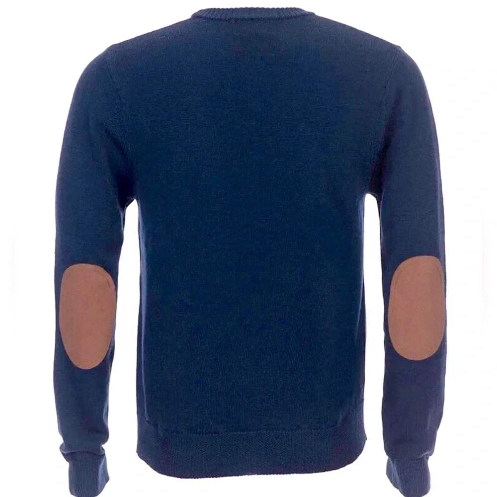 J. Crew - Men’s Merino Wool Elbow Patch Crewneck Sweater